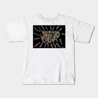 Melting Into The Colors Kids T-Shirt